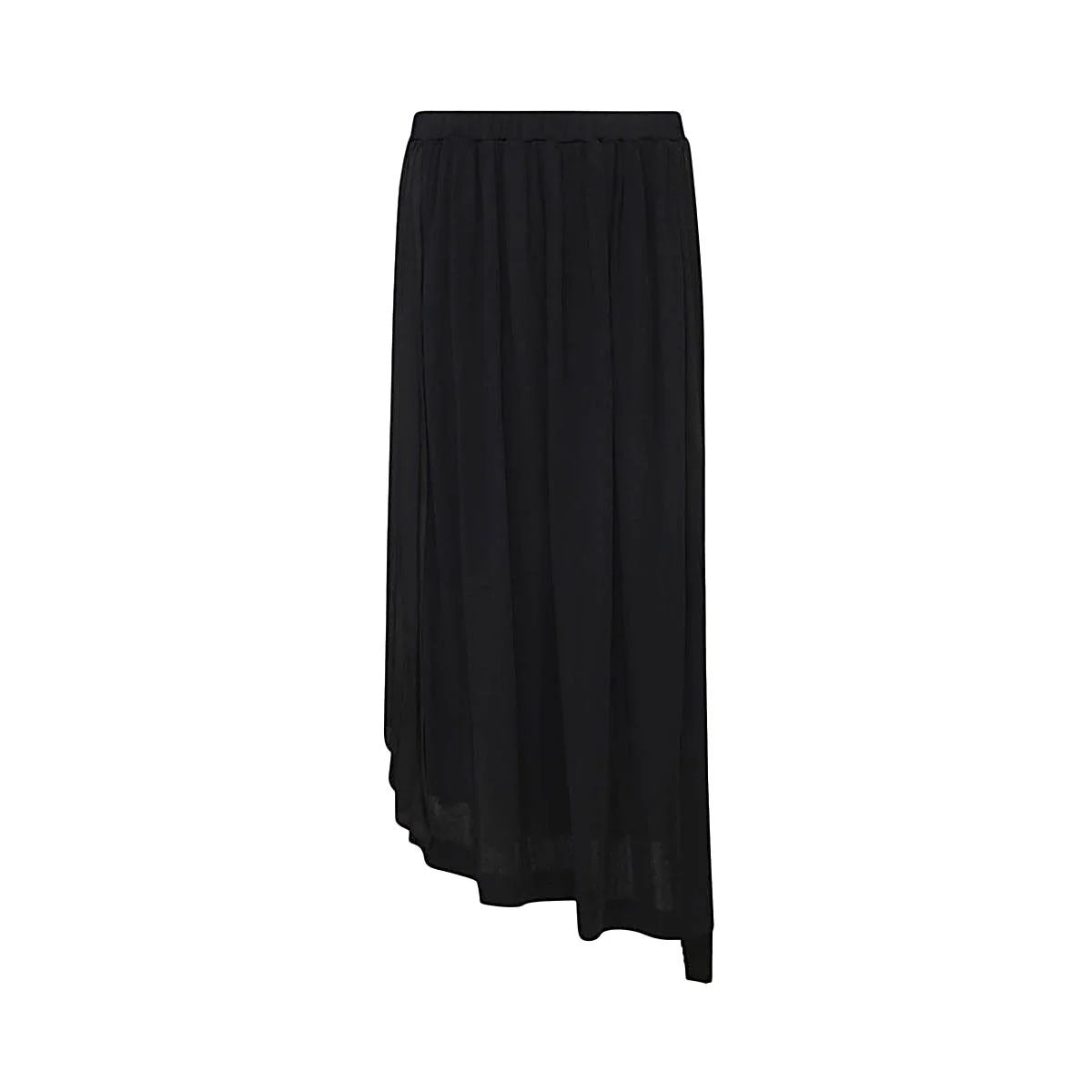 JIL SANDER Asymmetrical Pleated Skirt for Women