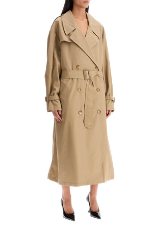 MOSCHINO COUTURE Oversized Double-Breasted Trench Jacket (Size IT 40)