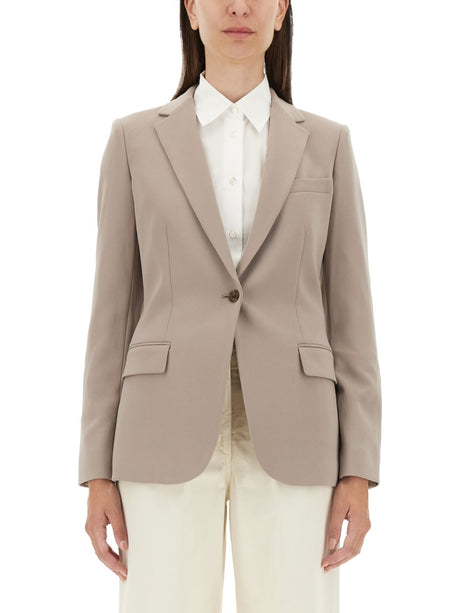 THEORY Elegant Women's Single-Breasted Blazer (Size 2)