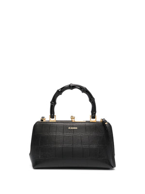 JIL SANDER Chic Mini Hobo Handbag in Timeless Black