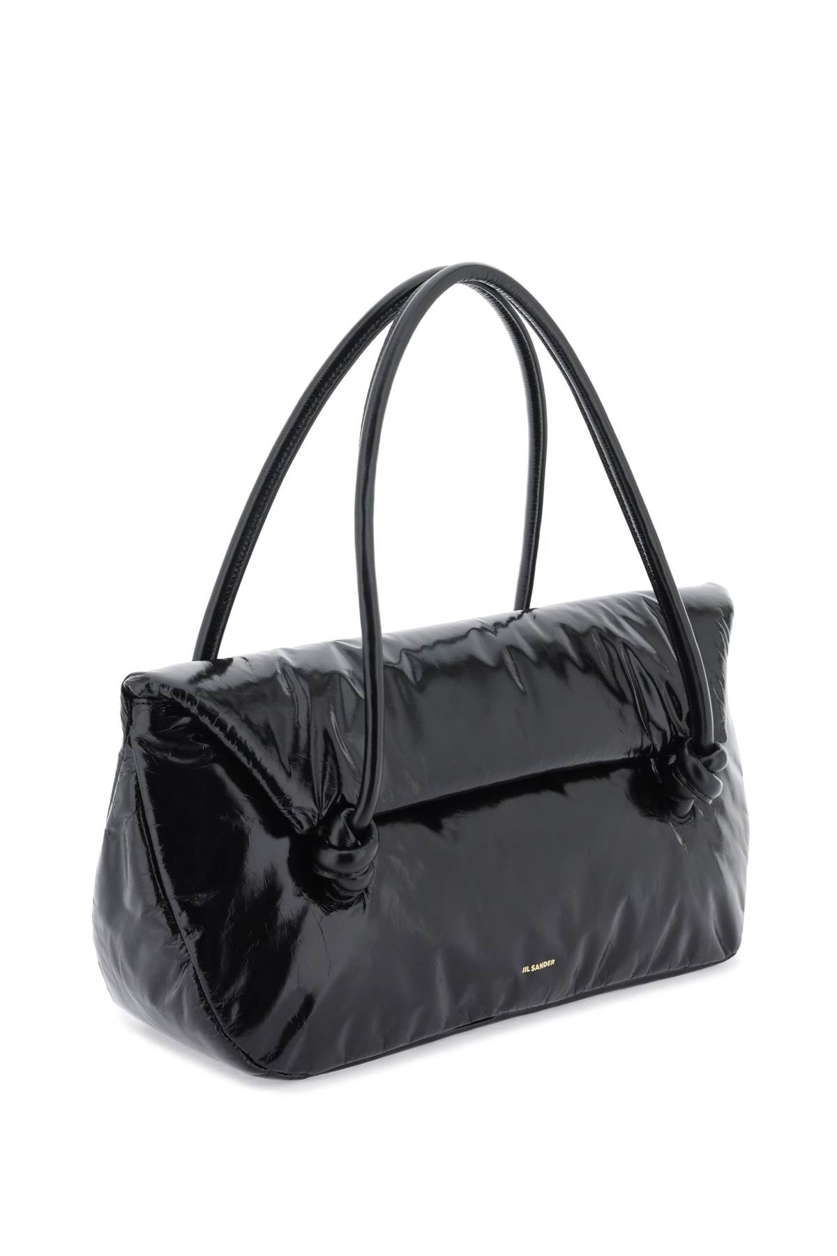 JIL SANDER Padded Leather Shoulder Handbag