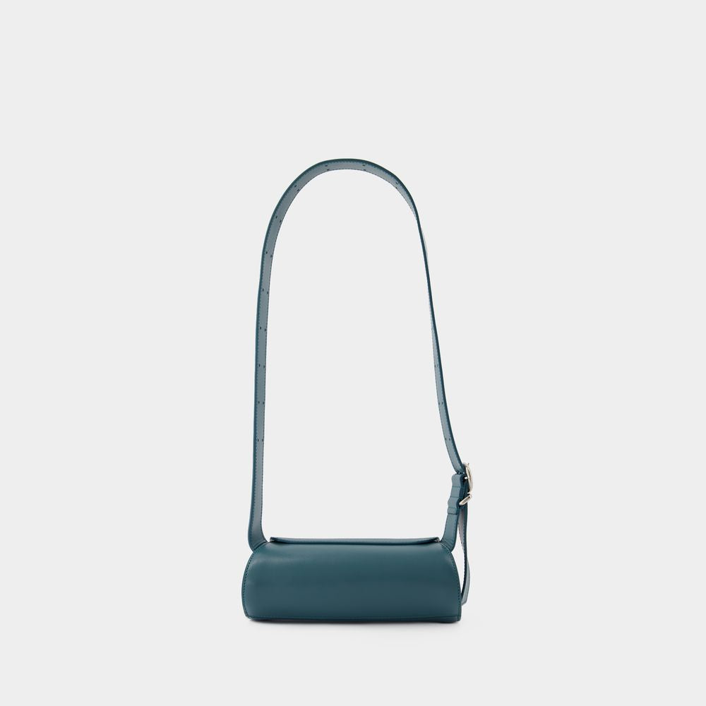 JIL SANDER Elegant Mini Blue Clutch