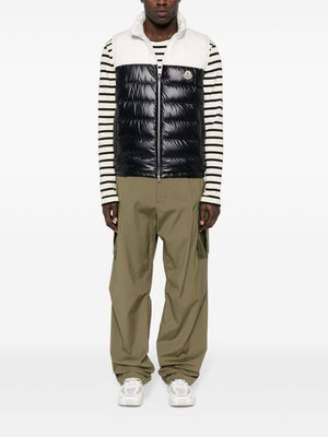 MONCLER Men's SS24 Hooded Vest in Royal Blue