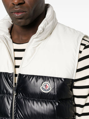 MONCLER Men's SS24 Hooded Vest in Royal Blue