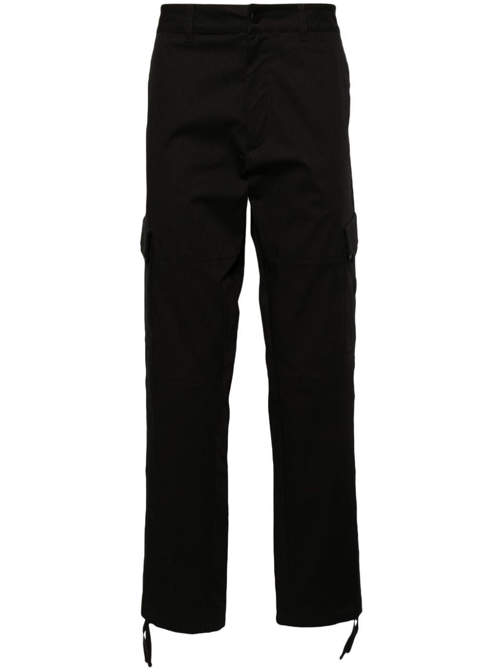 MONCLER Black Cotton Blend Men's Pants for SS24