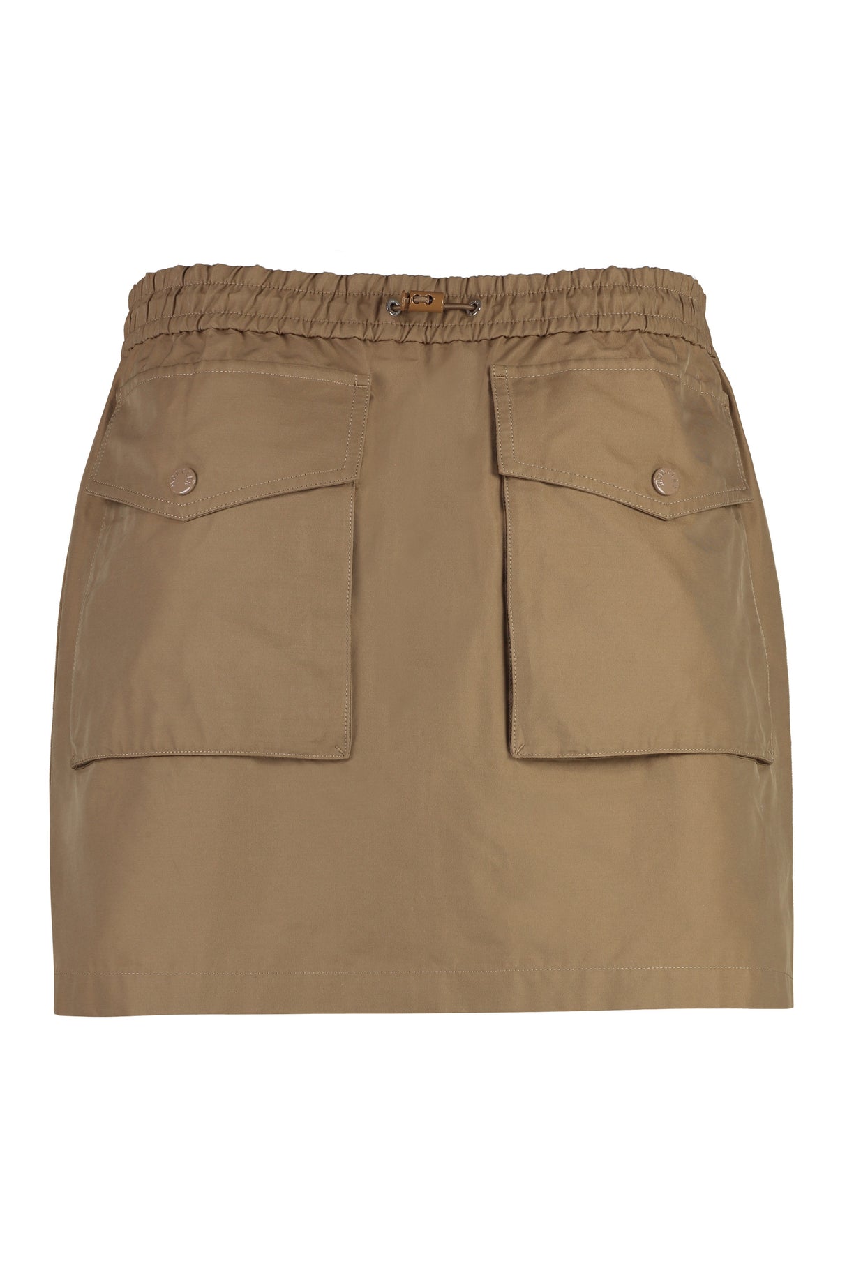 MONCLER Taffeta Skirt for Women in Beige