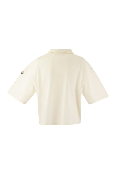 MONCLER Oversized Short-Sleeved Polo Shirt