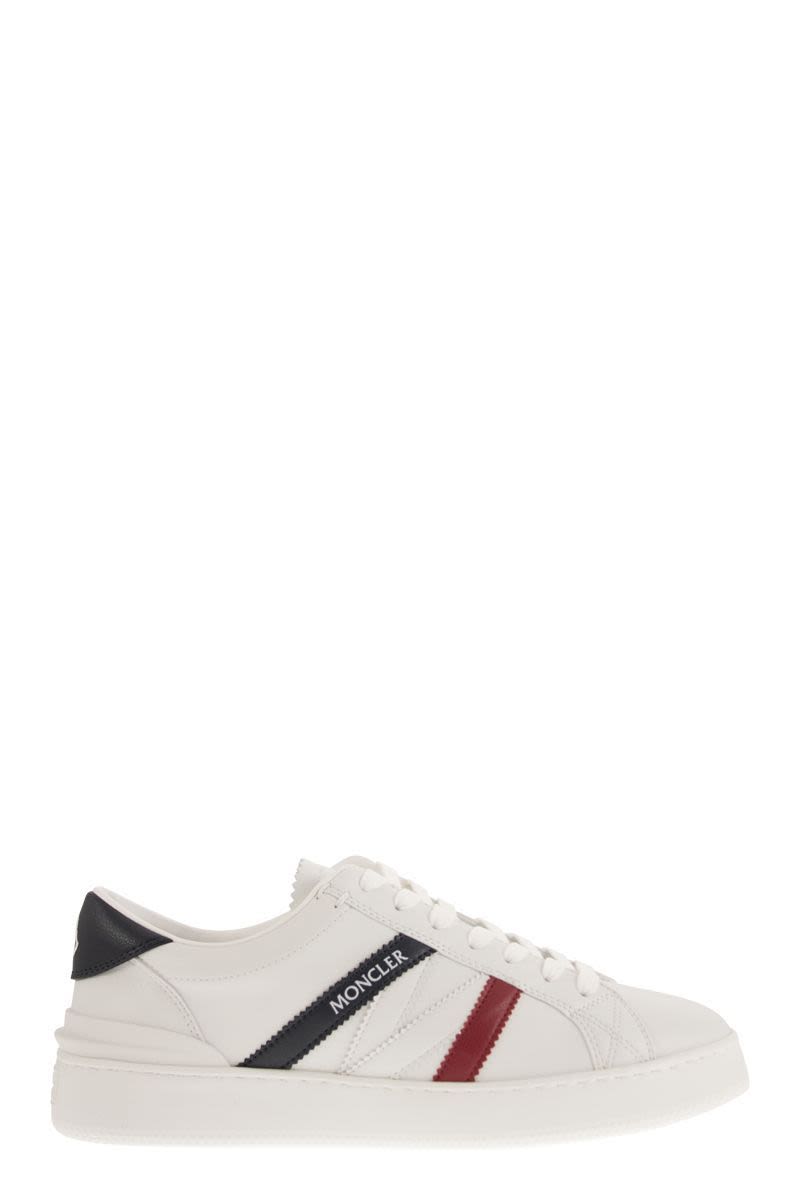 MONCLER Men's White Eco-Friendly Low Top Trainer