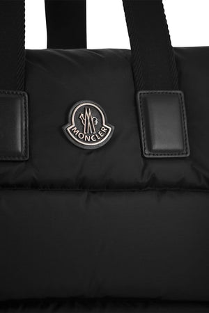 MONCLER Quilted Tote Handbag in Black for Women - 2024 SS Collection