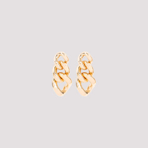 JIL SANDER Silver Brass Earrings for Women | FW24 Collection