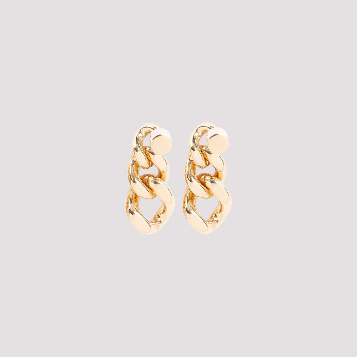 JIL SANDER Silver Brass Earrings for Women | FW24 Collection