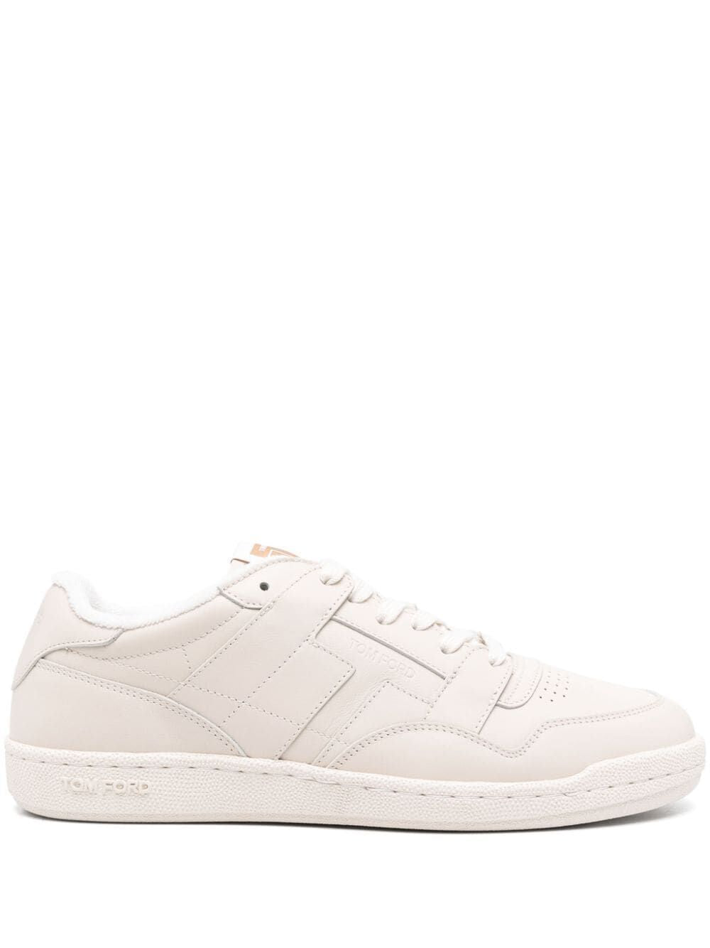 TOM FORD Jake Luxury White Leather Sneakers