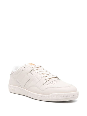 TOM FORD Jake Luxury White Leather Sneakers