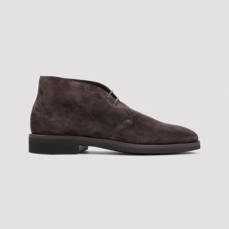 TOM FORD Elegant Desert Boots in Brown Suede