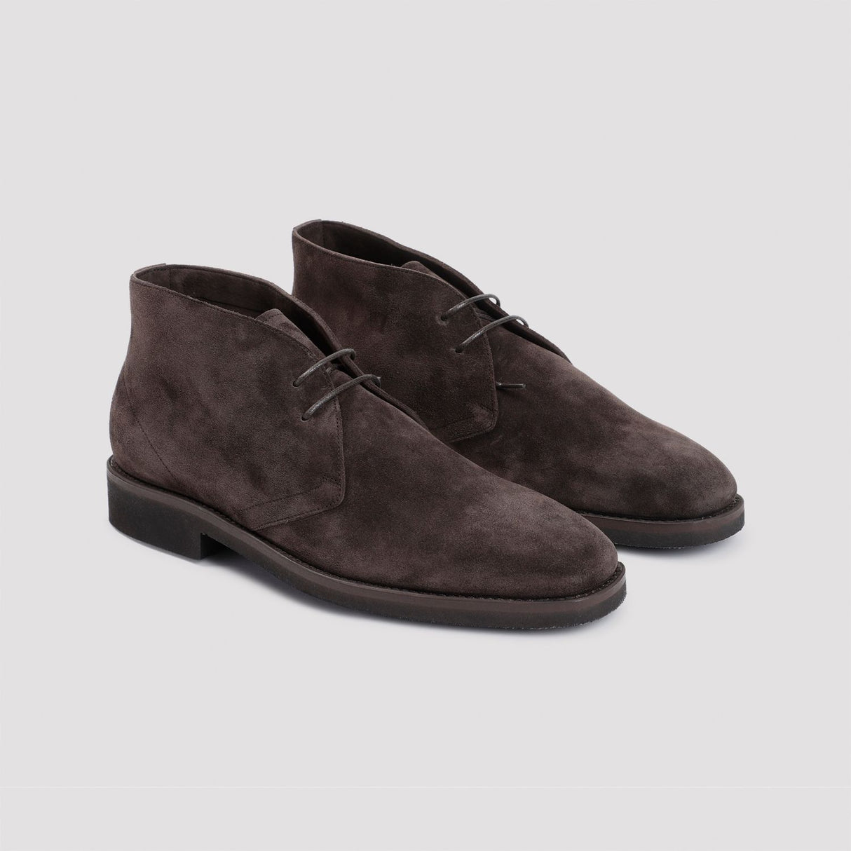 TOM FORD Elegant Desert Boots in Brown Suede