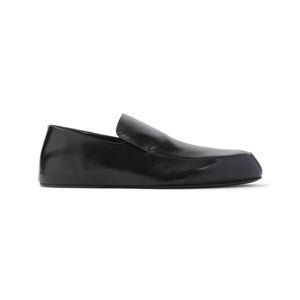 JIL SANDER Elegant Black Leather Loafers