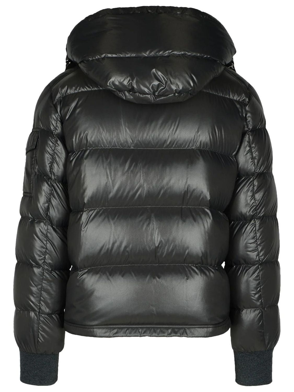 MONCLER Quilted Down Jacket with Removable Hood for Men - Model Maljasset