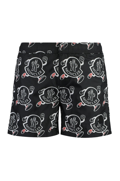 MONCLER Mini Printed Swim Shorts for Men