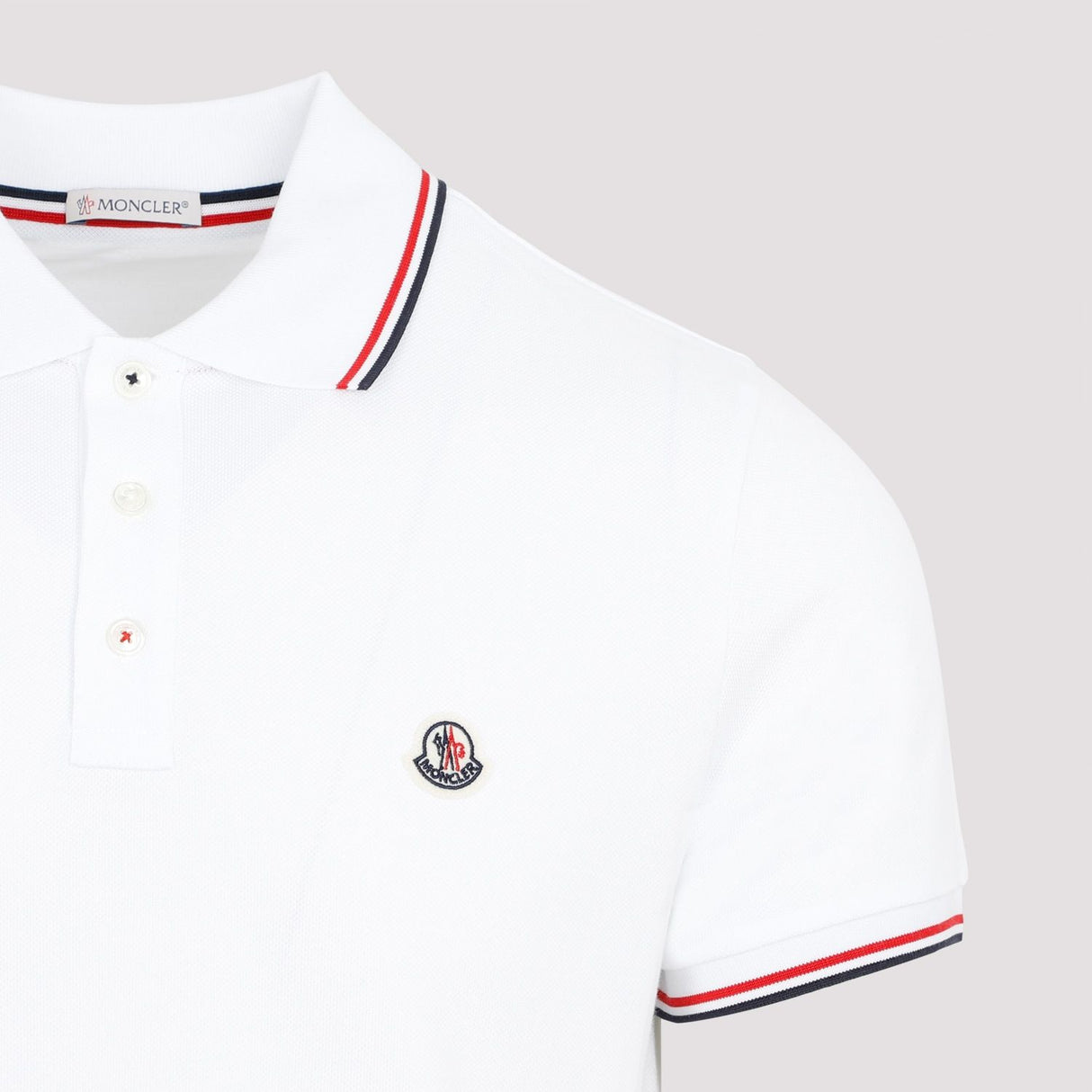 MONCLER Classic Cotton Polo T-Shirt for Men