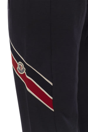 MONCLER Tri-Color Drawstring Sports Pants