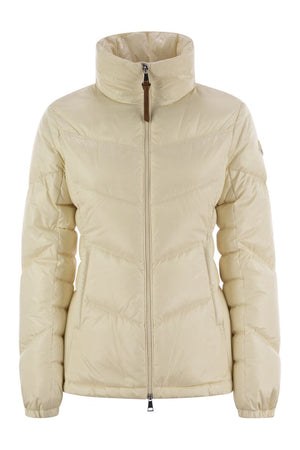 MONCLER Chic Mini Down Jacket with Flared Silhouette