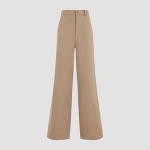 MONCLER Chic Cotton Blend Pants for Women - FW24 Collection