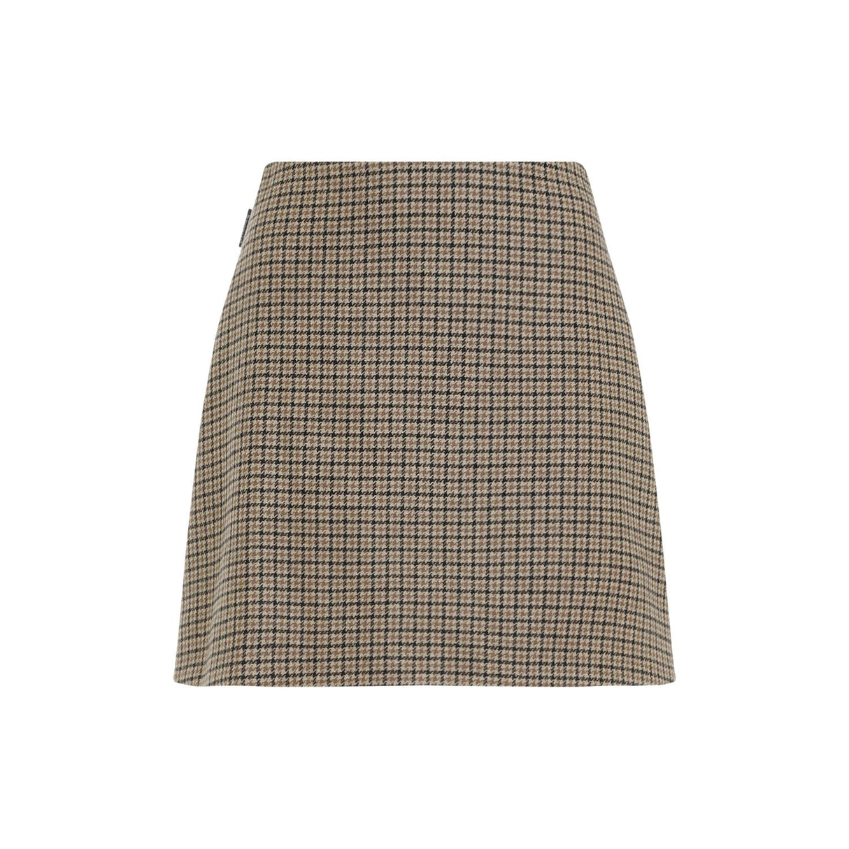 MONCLER Chic Virgin Wool Mini Skirt