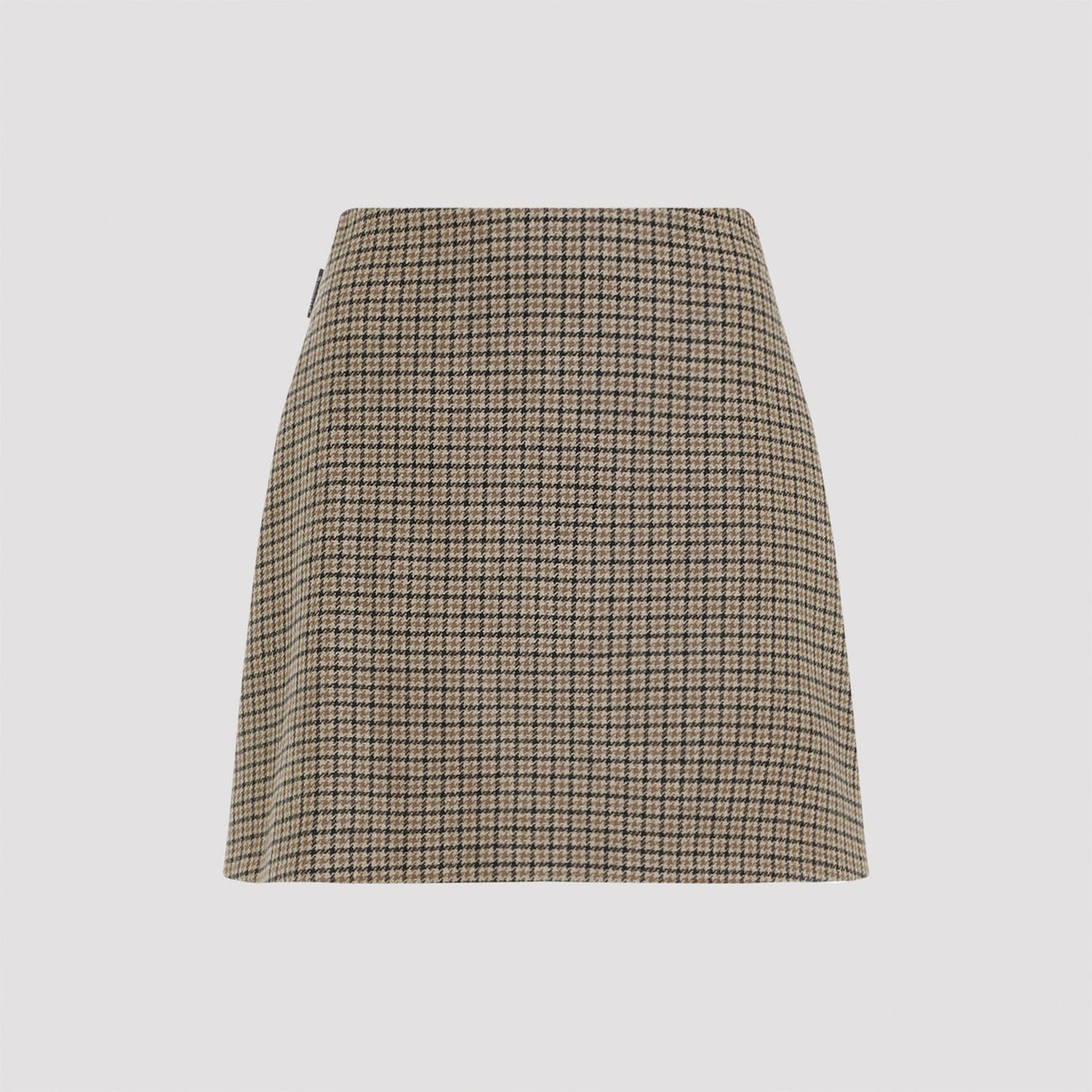 MONCLER Chic Virgin Wool Mini Skirt