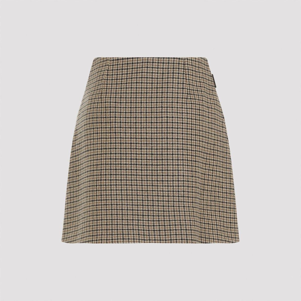 MONCLER Chic Virgin Wool Mini Skirt