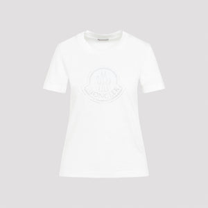 MONCLER Elegant Cotton Crew-Neck Tee for Women