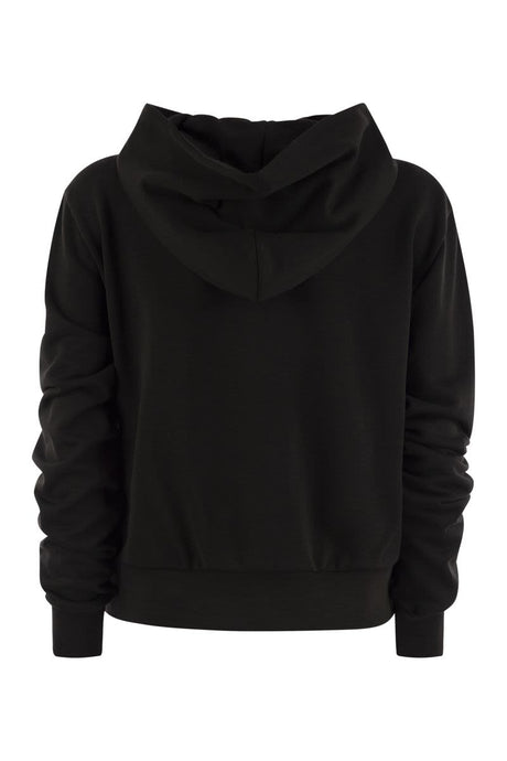 MONCLER Luxury Zip-Up Hooded Puffer Sweatshirt