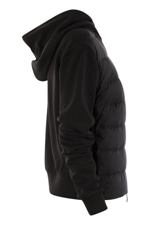 MONCLER Luxury Zip-Up Hooded Puffer Sweatshirt