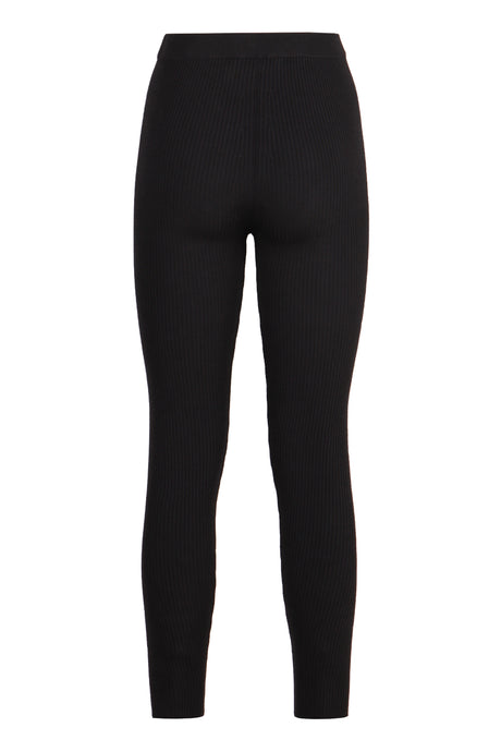 MONCLER High-Waist Knit Leggings for Women