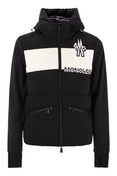 MONCLER GRENOBLE Men's Performance Padded Hooded Zip-Up Sweatshirt