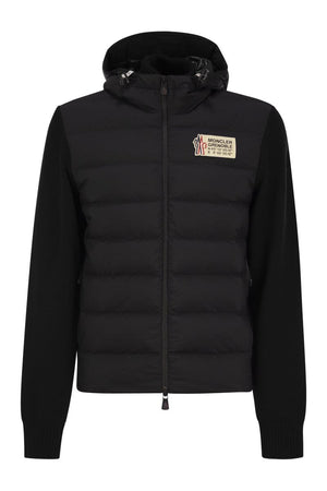 MONCLER GRENOBLE Men's Padded Sweatshirt with Zip and Adjustable Hood