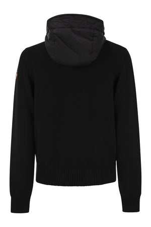 MONCLER GRENOBLE Men's Padded Sweatshirt with Zip and Adjustable Hood