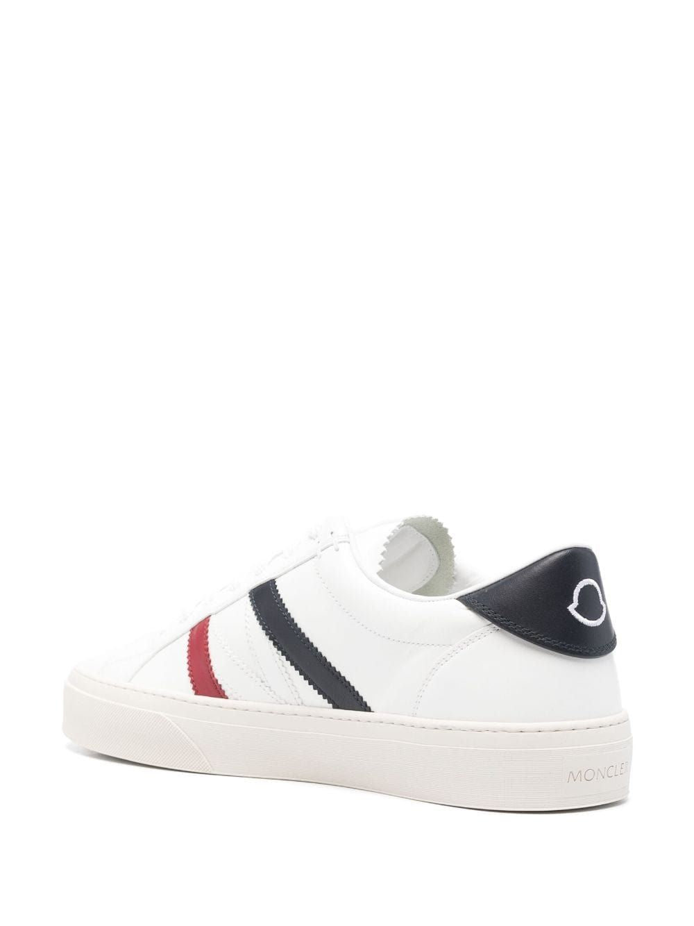 MONCLER Sleek Low Top Leather Sneakers