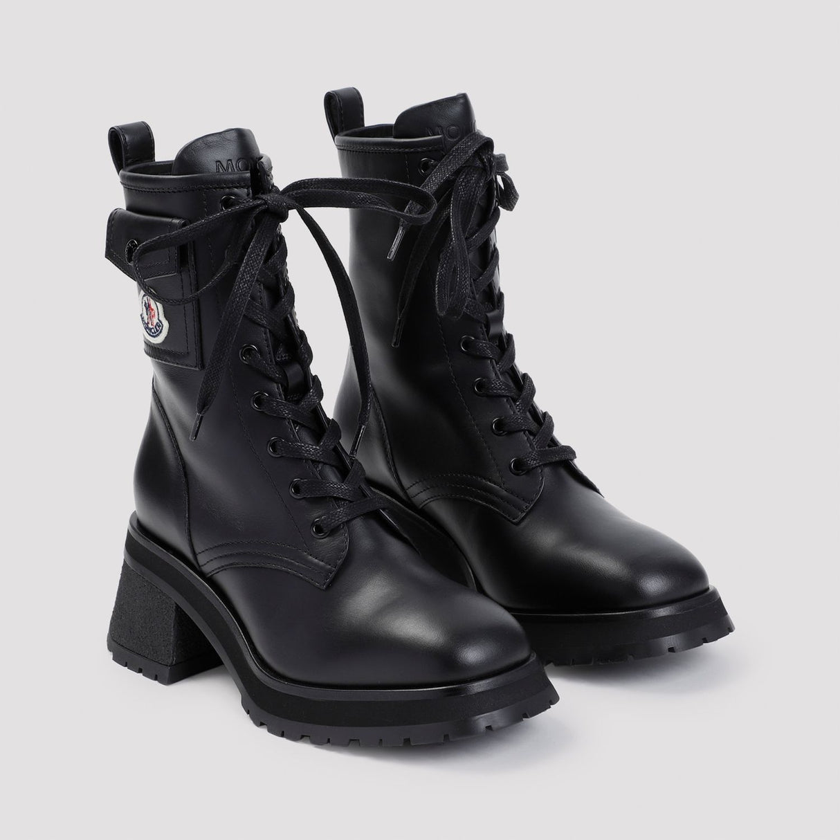 MONCLER Gigi Pocket Ankle Boots with 6cm Heel