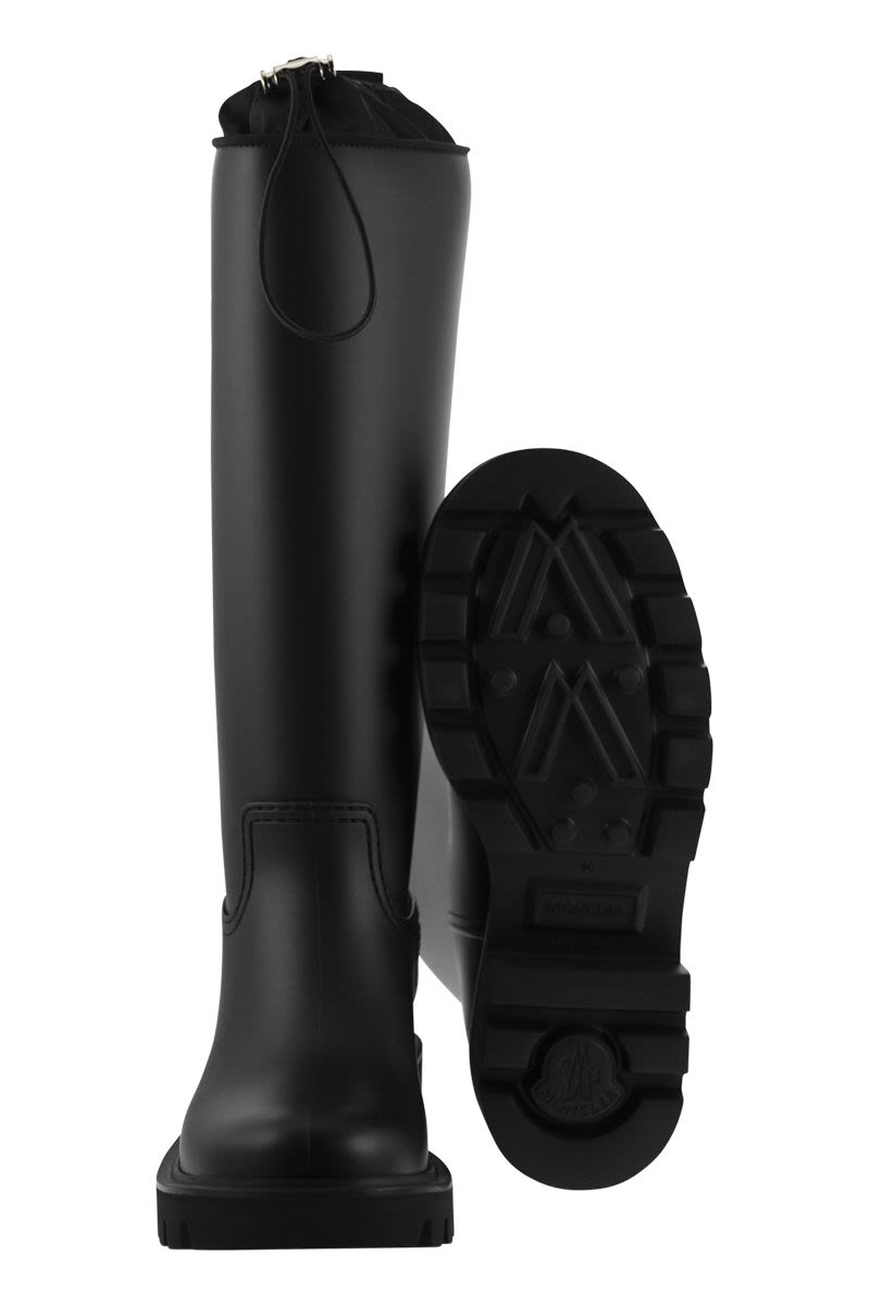 MONCLER Urban Chic Waterproof Knee-High Rain Boots