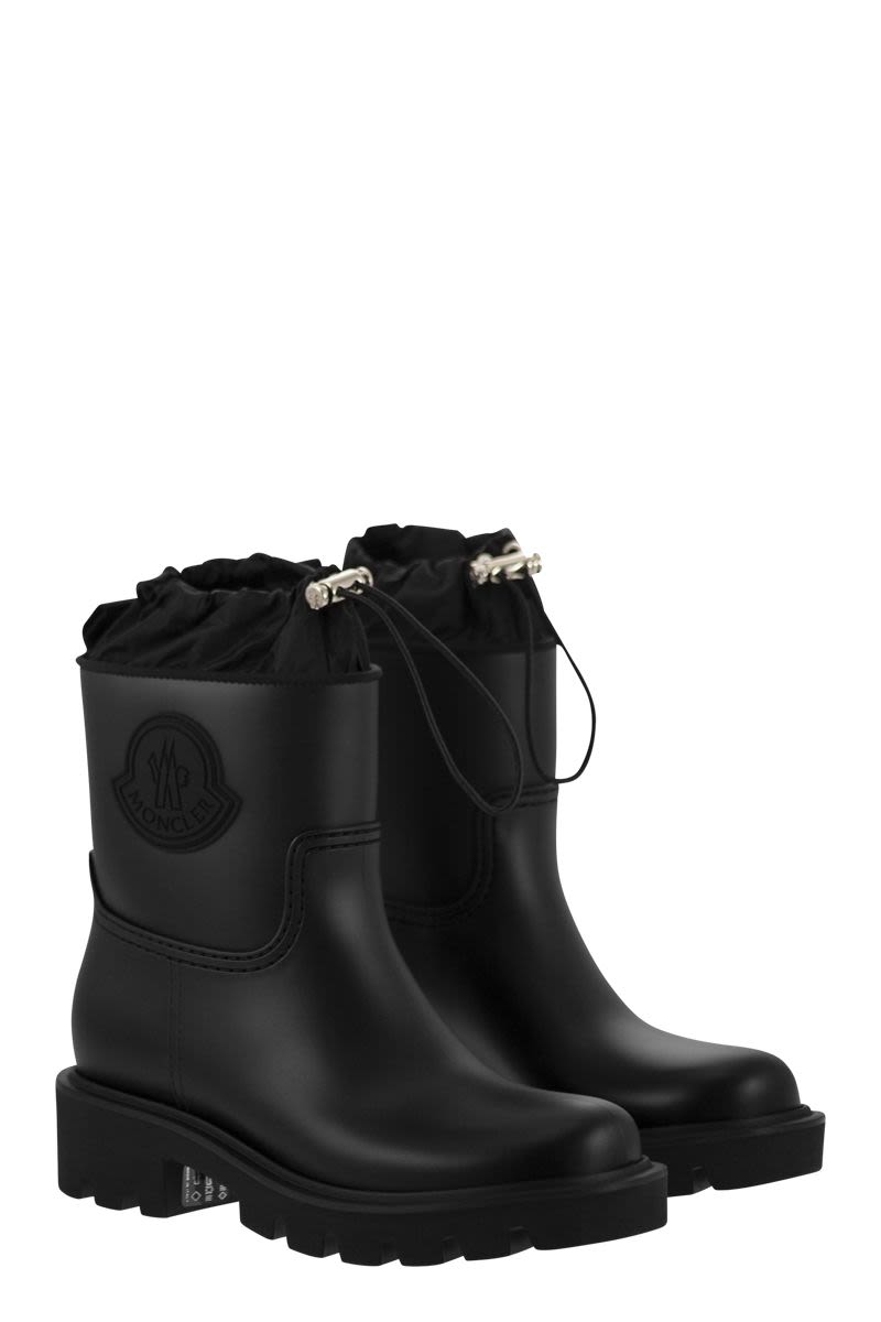 MONCLER Chic Mini Rain Ankle Boots - Waterproof & Stylish