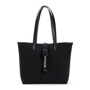 MONCLER Eco-Chic Nylon Mini Tote with Leather Accents 33x28.5x15 cm