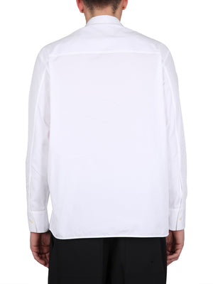 JIL SANDER Men's Classic Zip-Up Shirt