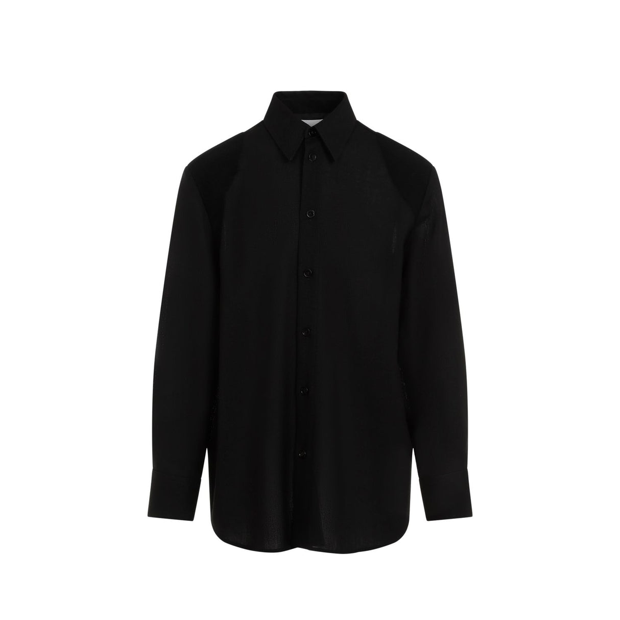 JIL SANDER Virgin Wool Long Sleeve Shirt for Men