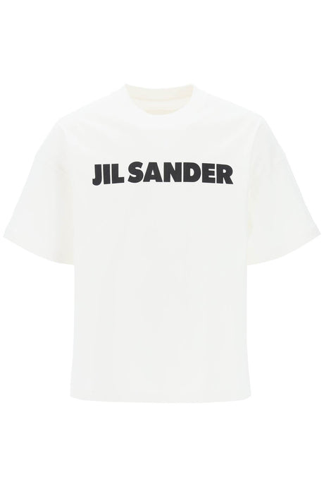 JIL SANDER Men's Logo Print Boxy T-Shirt in Mixed Colors