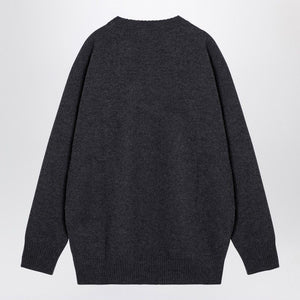 JIL SANDER Elegant Grey Wool Sweater