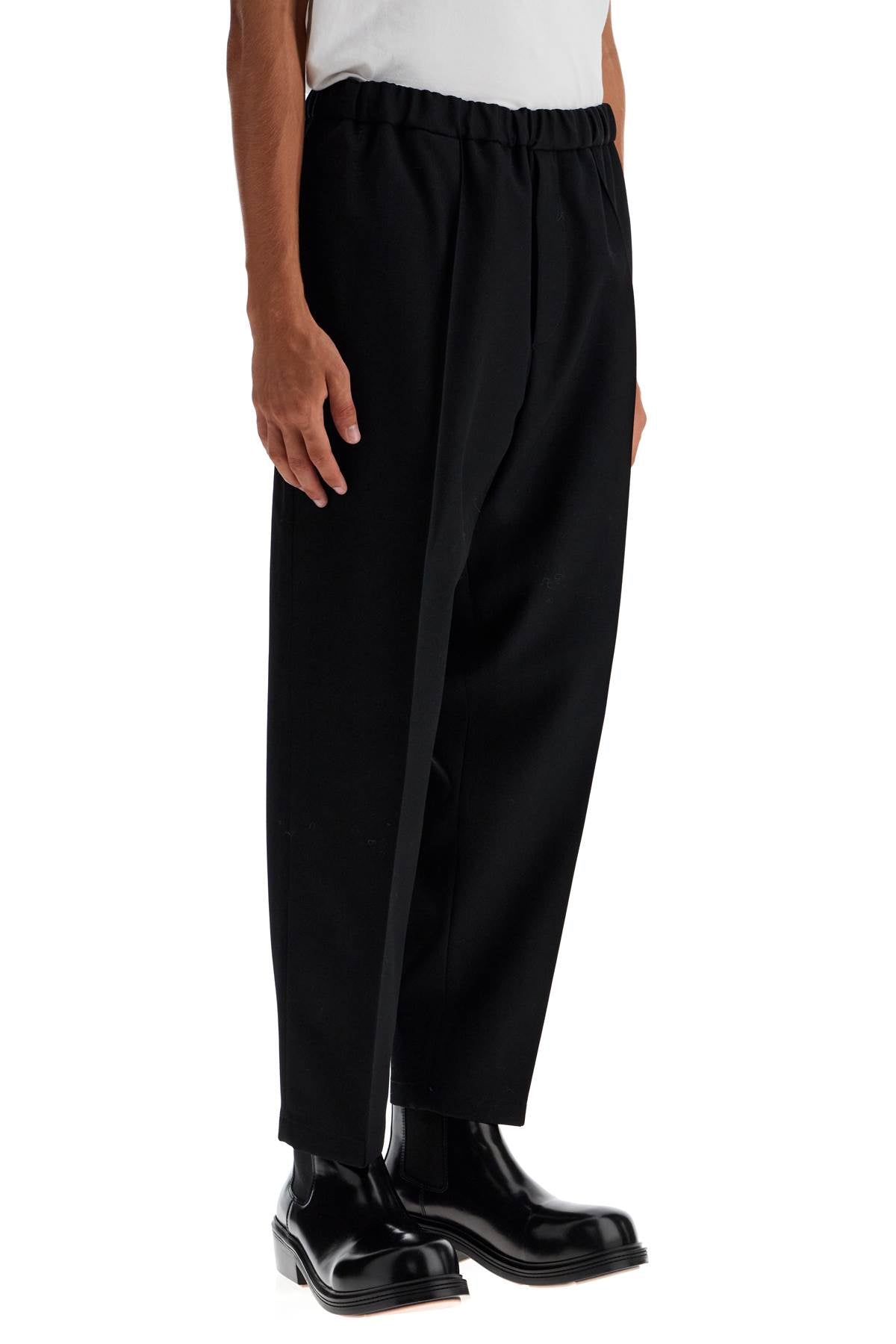 JIL SANDER Elegant Tapered Wool Trousers