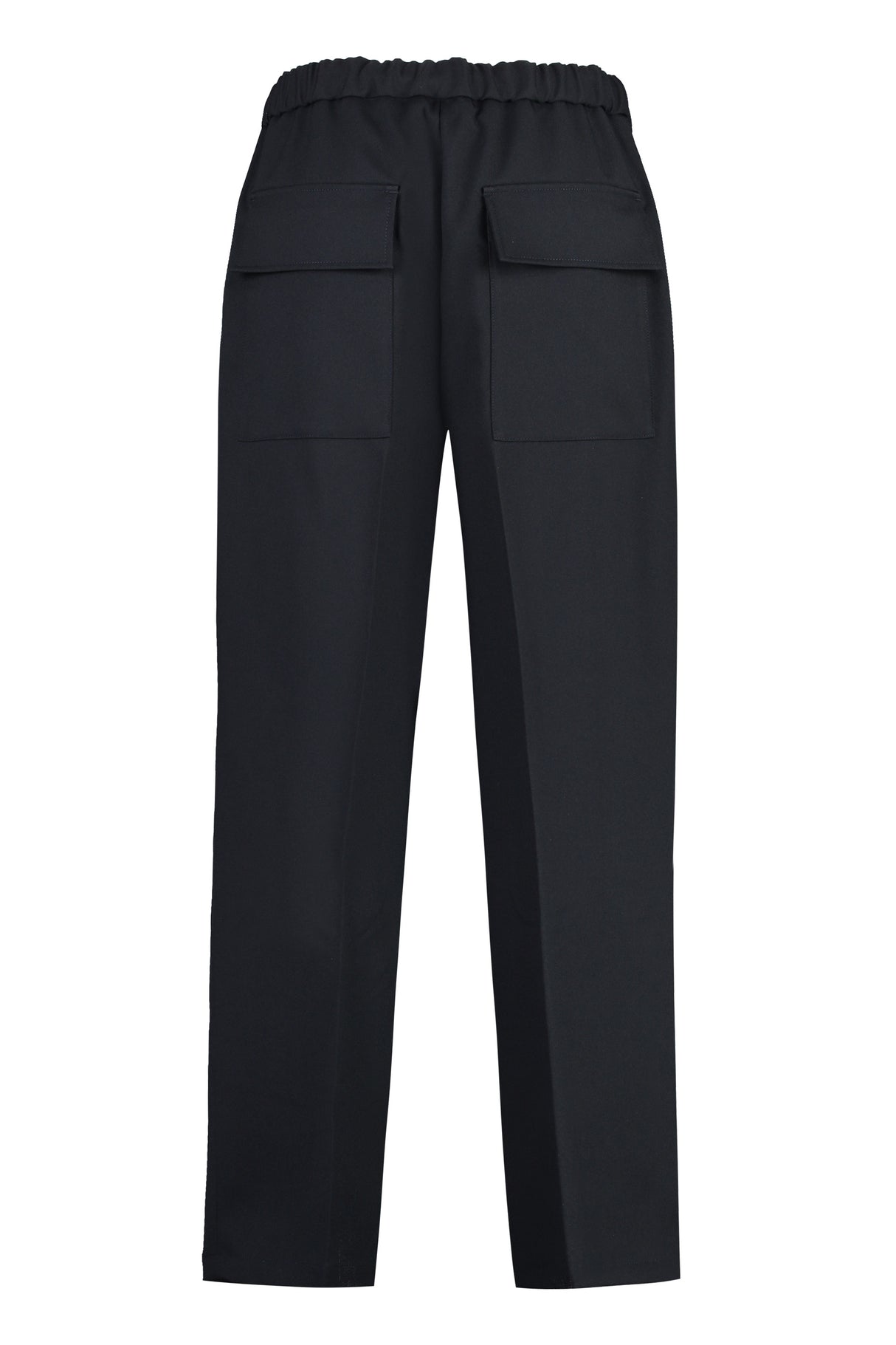 JIL SANDER Navy Cropped Pants for Men - SS24 Collection