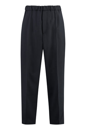 JIL SANDER Navy Cropped Pants for Men - SS24 Collection