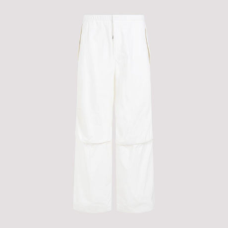 JIL SANDER Lightweight Cotton Cargo Pants for Men