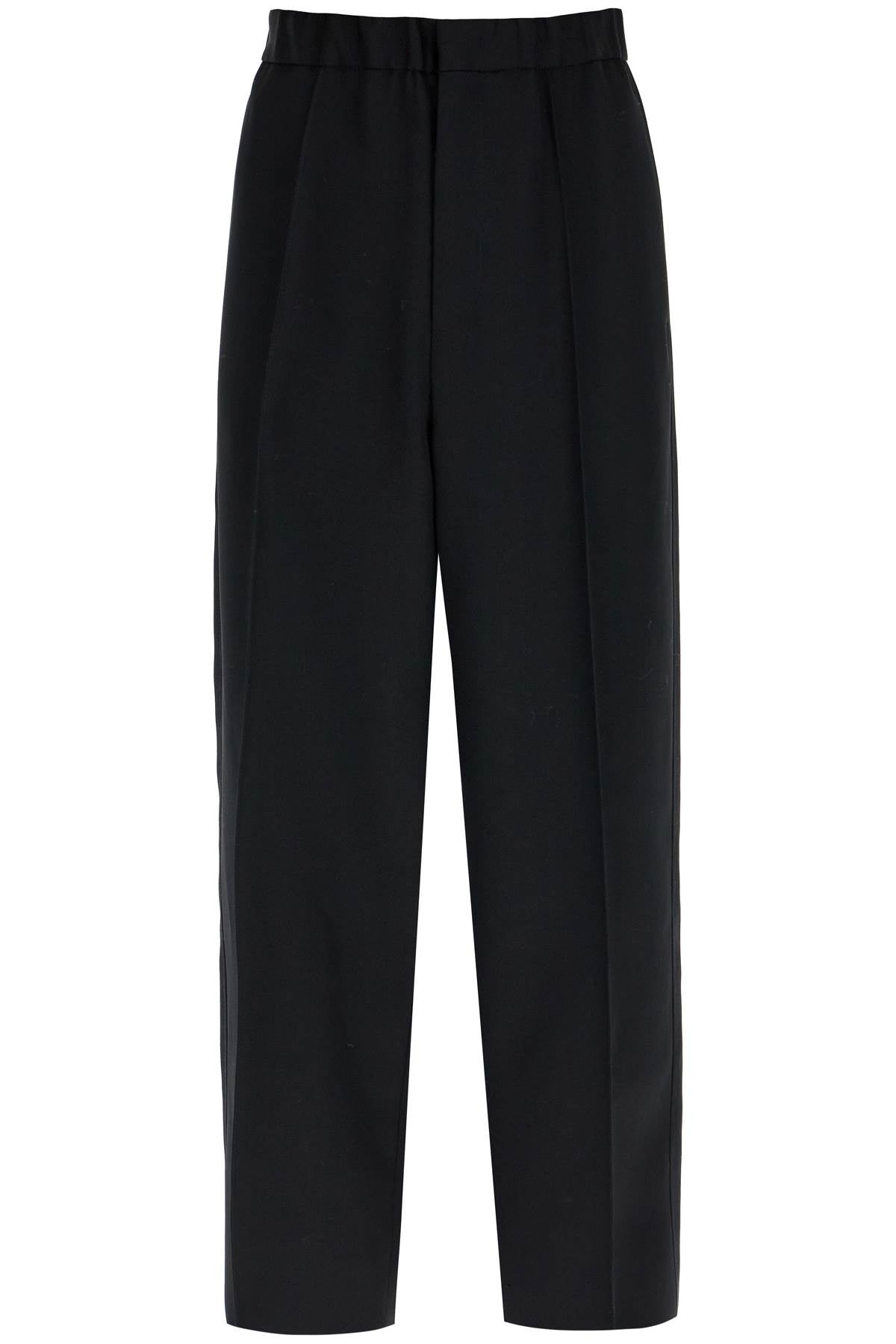 JIL SANDER Relaxed Fit Wool Gabardine Trousers - Size IT 48